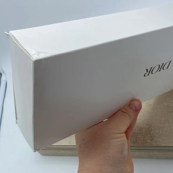 NWB DIOR NOVELTY GOLD SILVER JEWELRY BOX - Picture 9 of 9